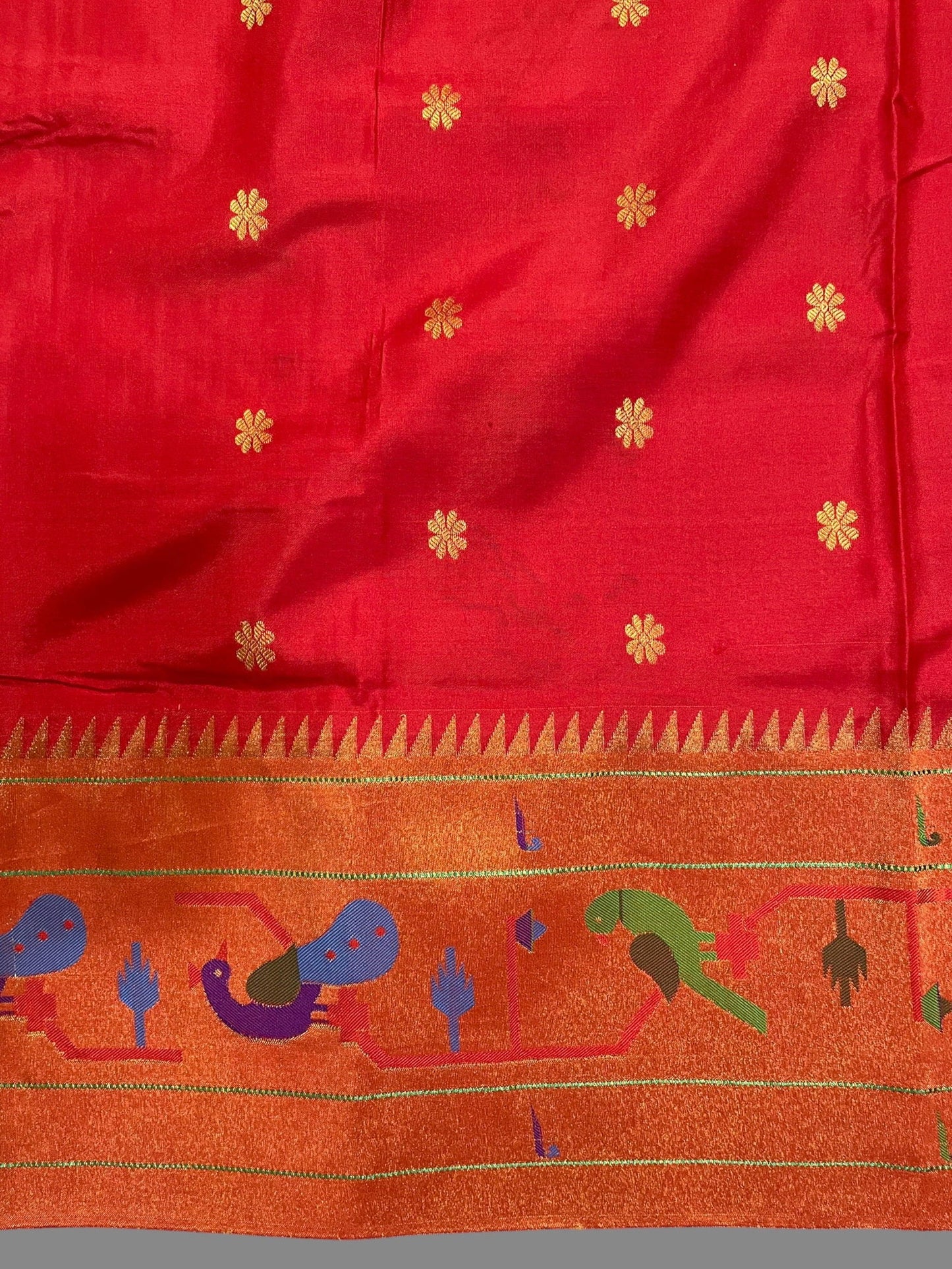 Big Paithani Sea Green Pure Silk Sarees - chinnappasarees