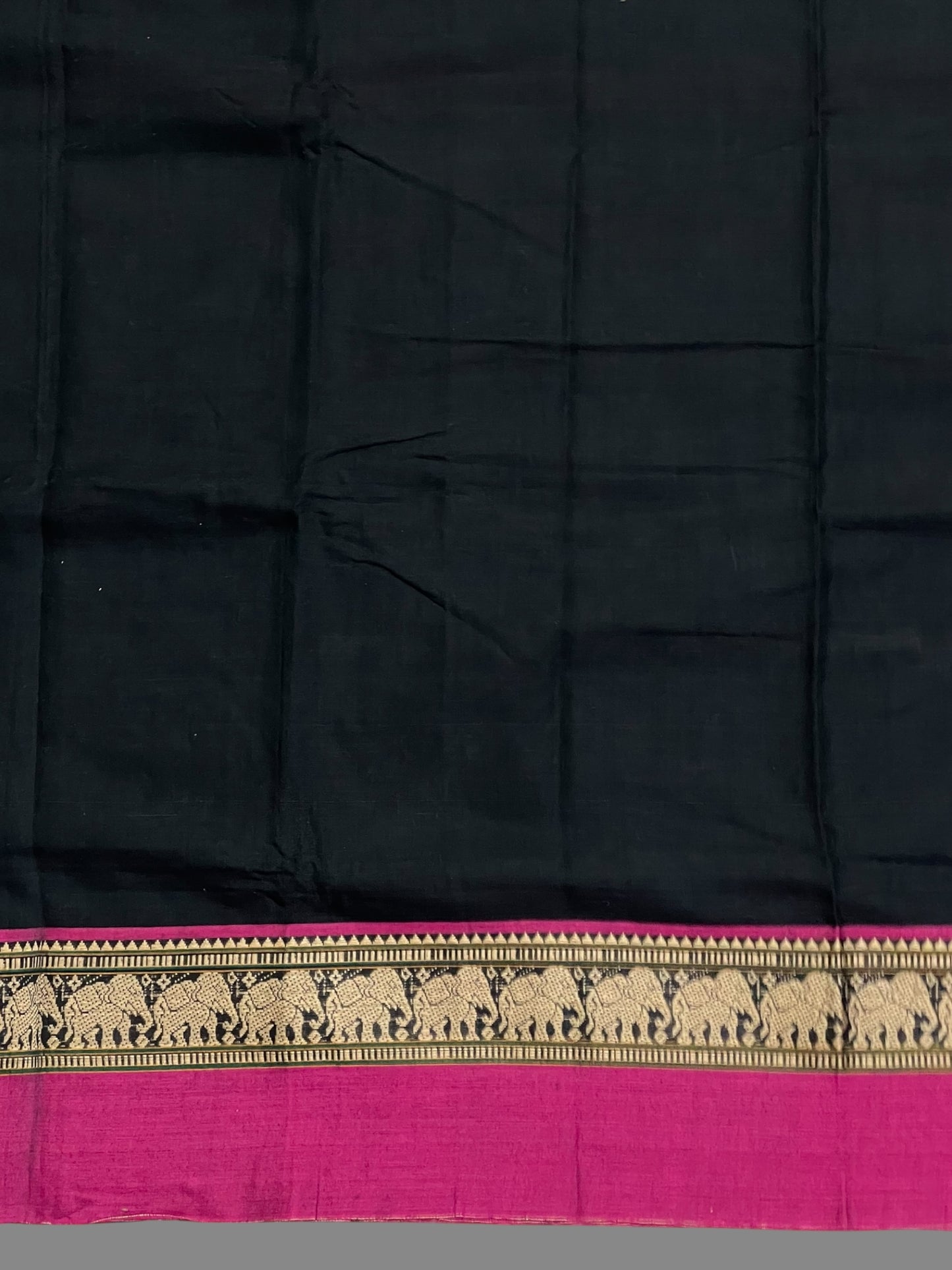 Narayanpet Black Cotton Saree CS351
