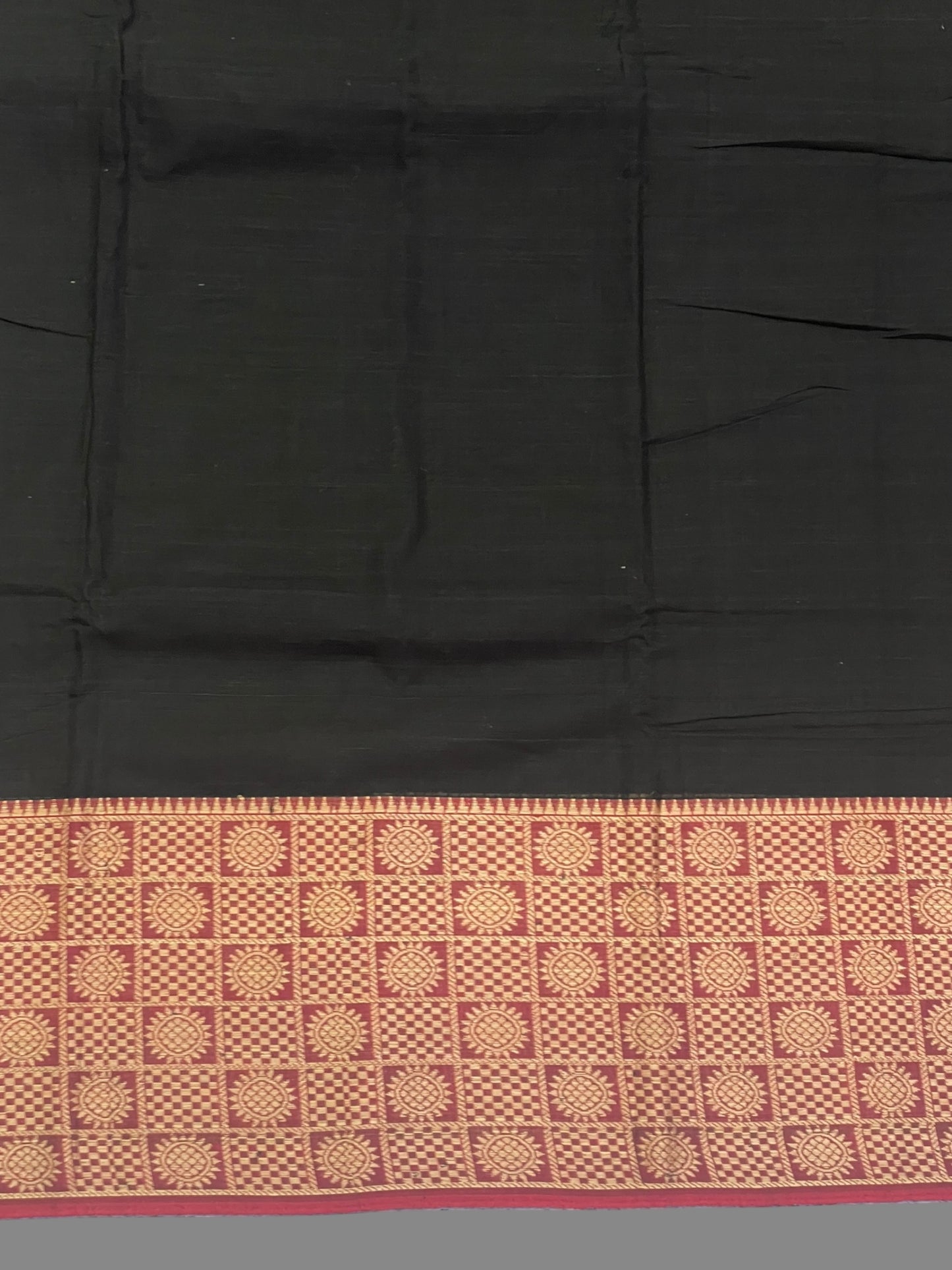 Narayanpet Black Cotton Sarees CS524