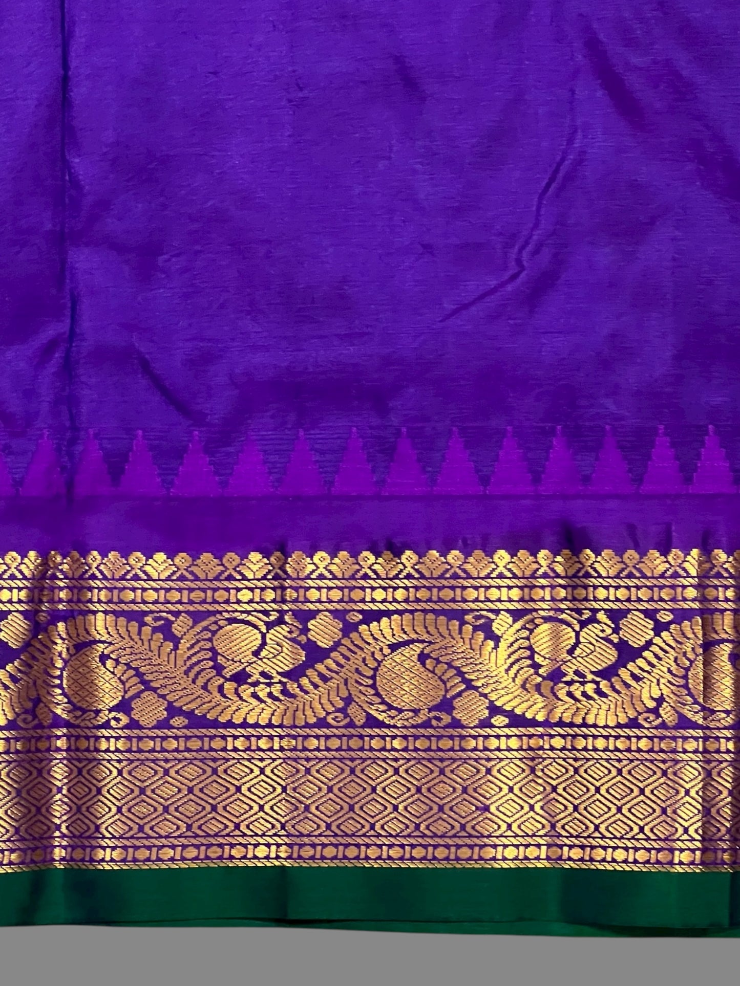 Shilpi Border Tomato Pink Pure Silk Saree