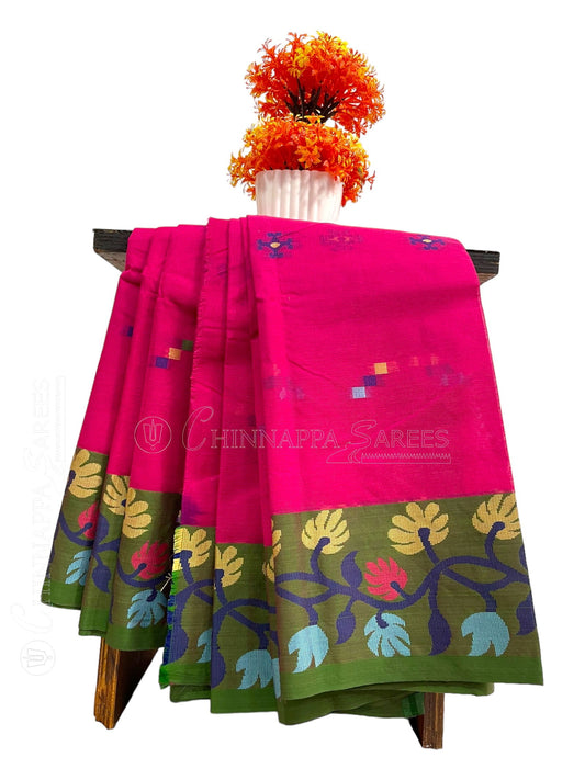 Bengali Pink Sarees - chinnappasarees 