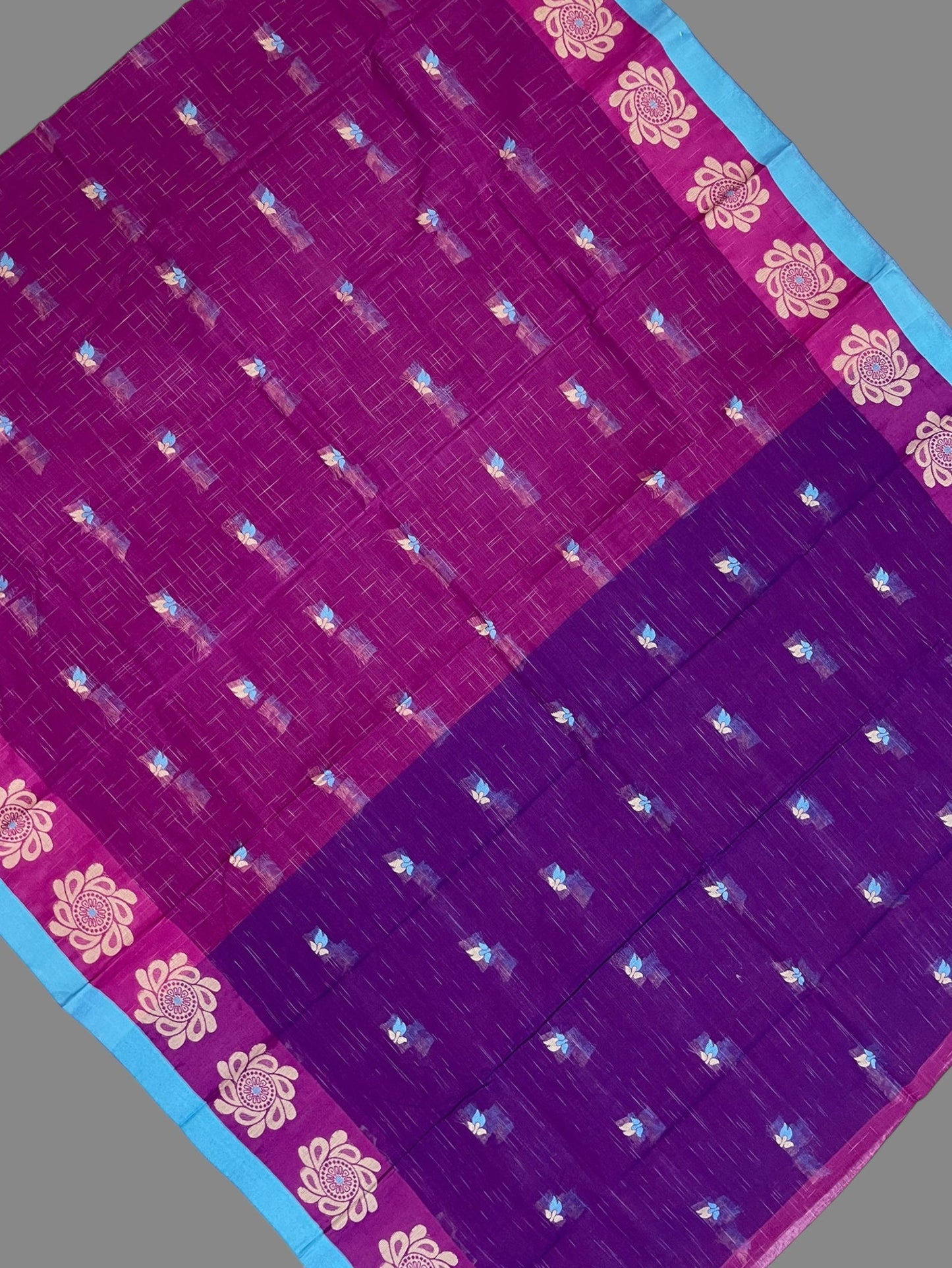 Bengali Violet Sarees - chinnappasarees 