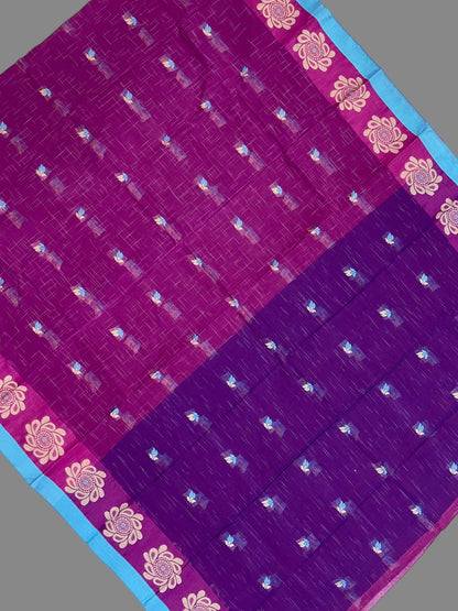 Bengali Violet Sarees - chinnappasarees 