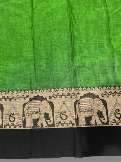 Narayanpet Green Cotton Sarees CS18