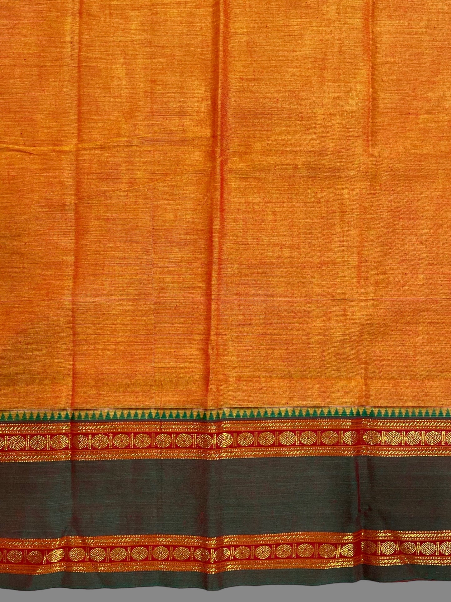 Narayanpet  Orange Cotton Sarees CS35