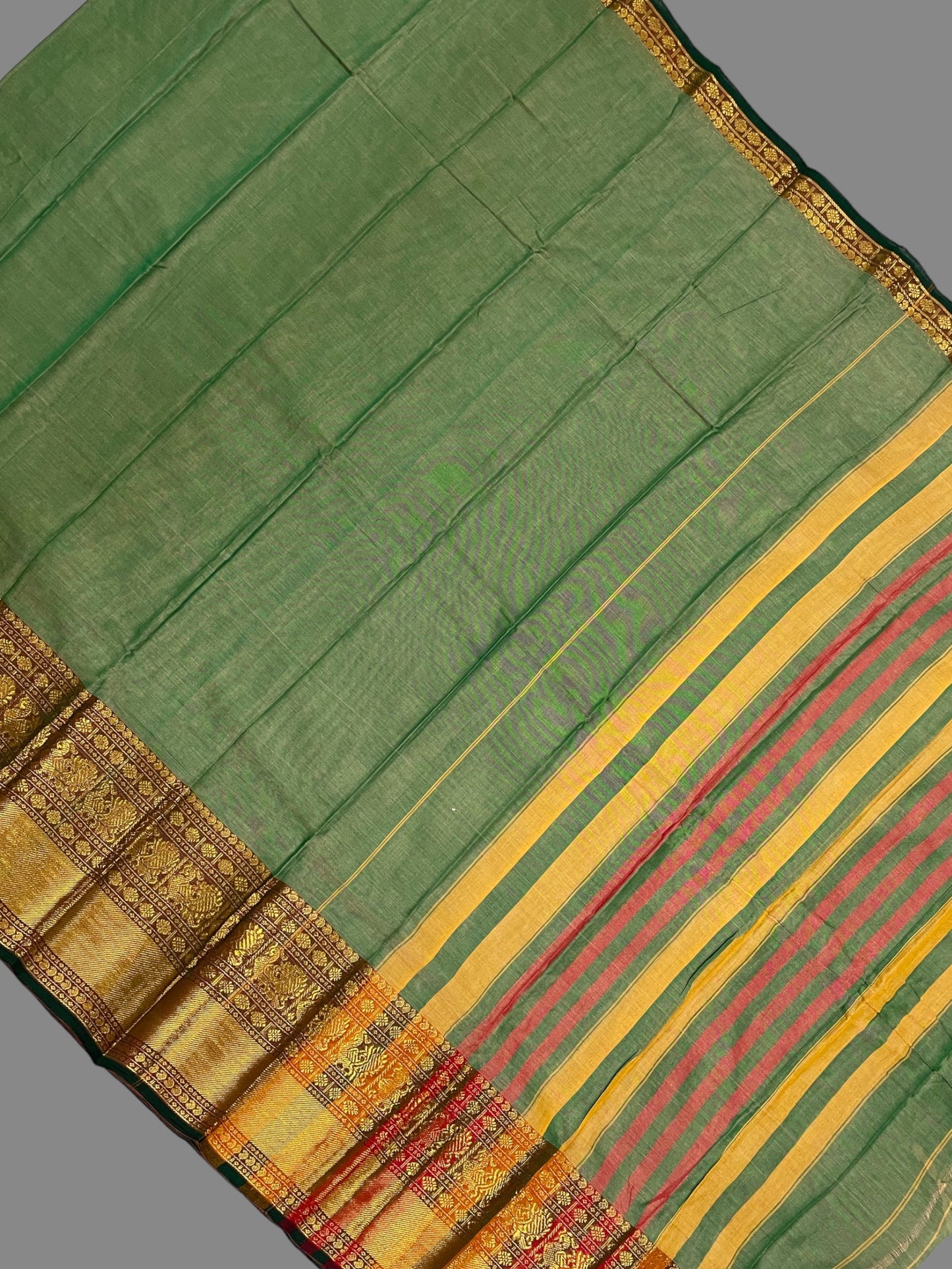 Narayanpet light Green Cotton sarees CS44