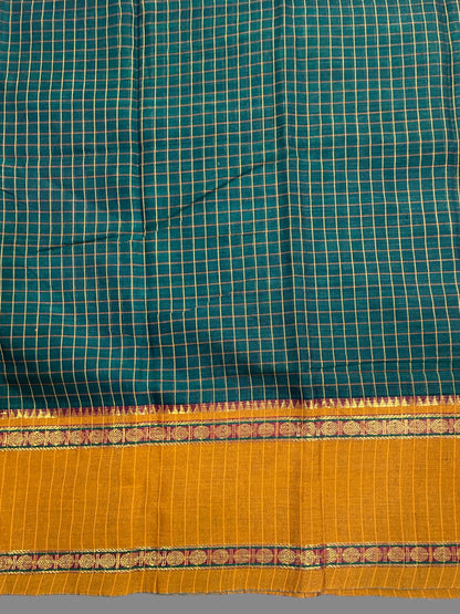 Narayanpet Green Cotton Sarees CS90