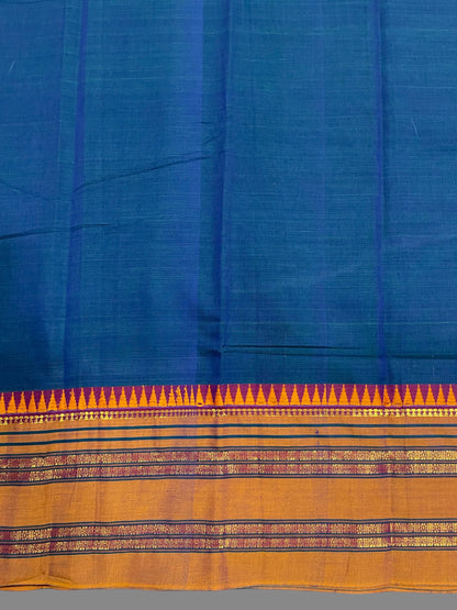 Narayanpet Ananda Blue Cotton sarees CS67