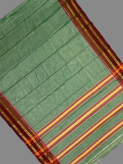 Narayanpet Light Green Cotton sarees CS60