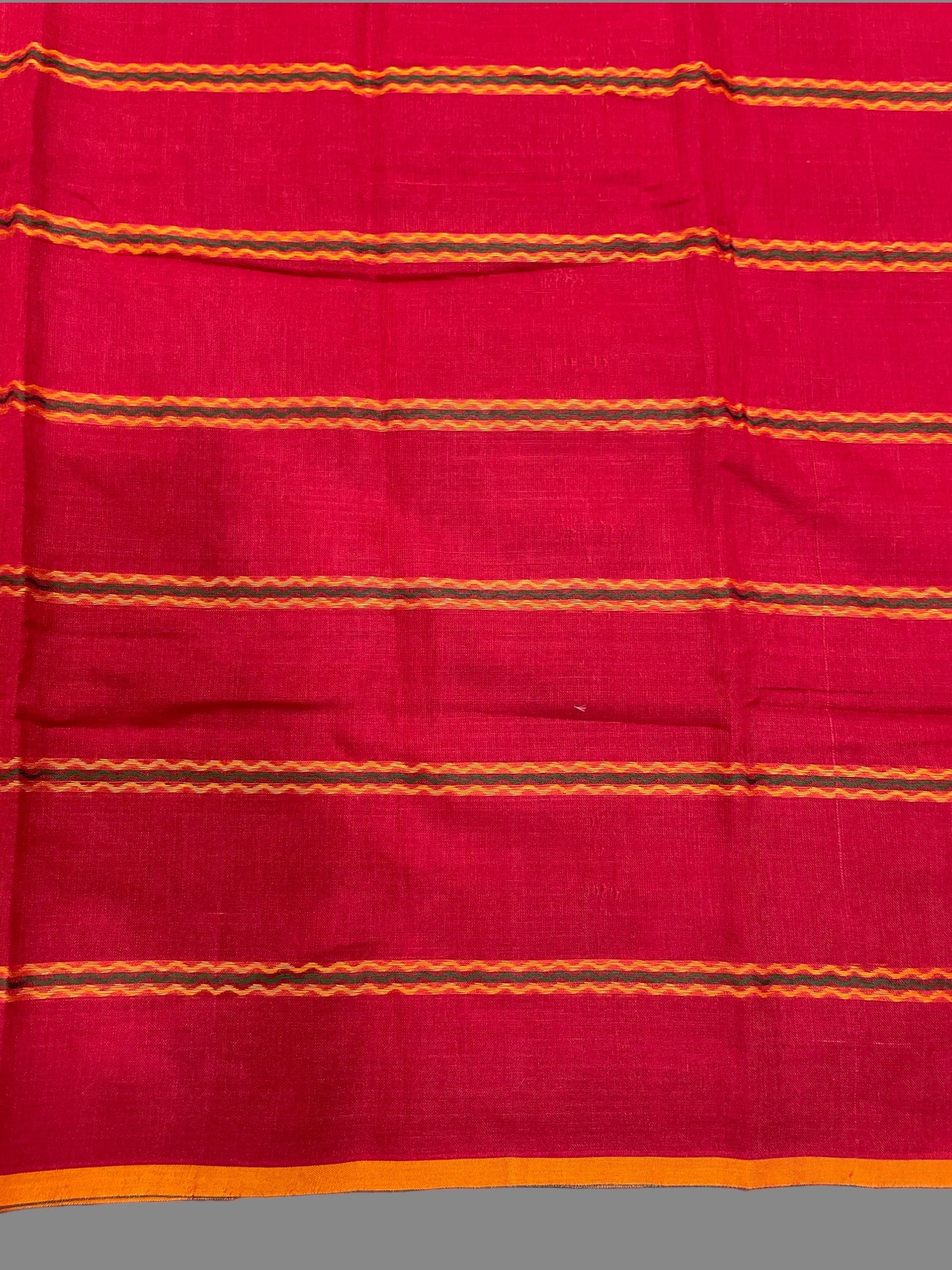 Narayanpet Red Cotton Sarees CS76