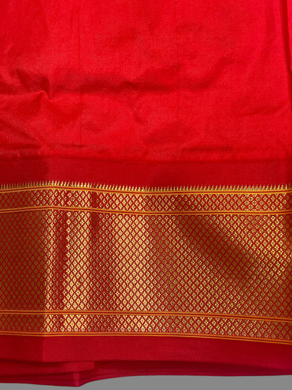 Kala Paithani Lavendar Pure Silk Saree