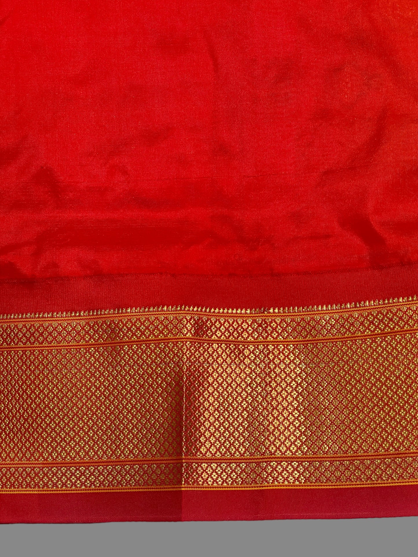 Kala Paithani Golden Pure Silk Saree