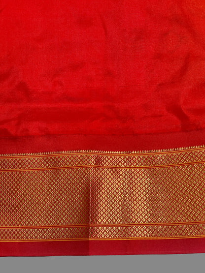 Paithani Pure Silk Black Pure Silk Saree