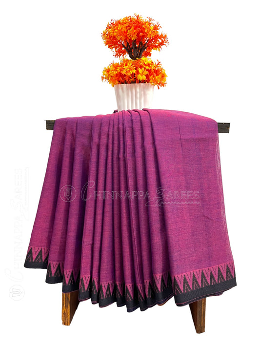 Narayanpet Purple Cotton Sarees CS152