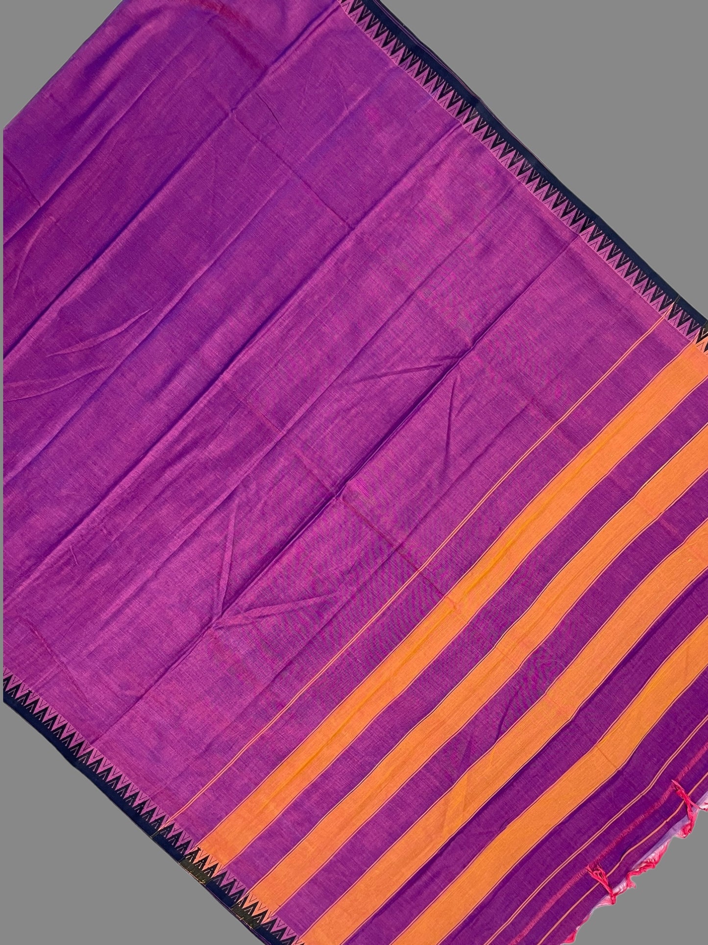 Narayanpet Purple Cotton Sarees CS152