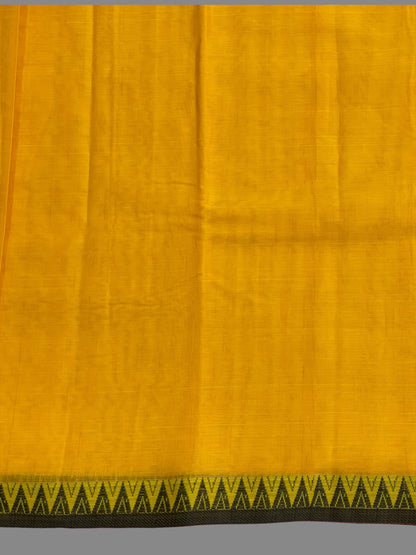 Narayanpet Yellow Cotton Sarees CS144