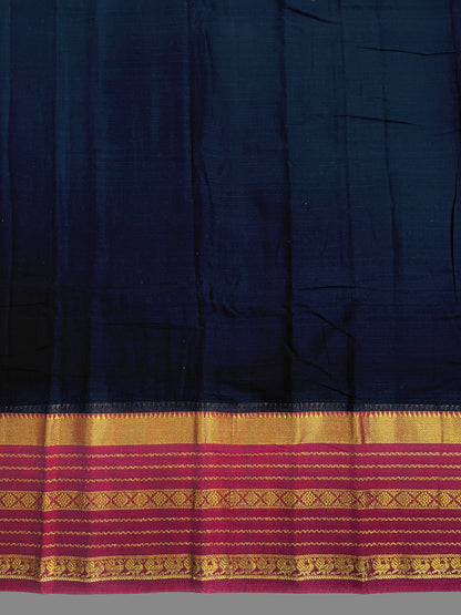 Narayanpet Black Cotton Saree  CS172