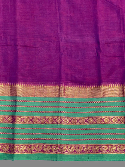 Narayanpet Magenta Cotton Saree  CS176