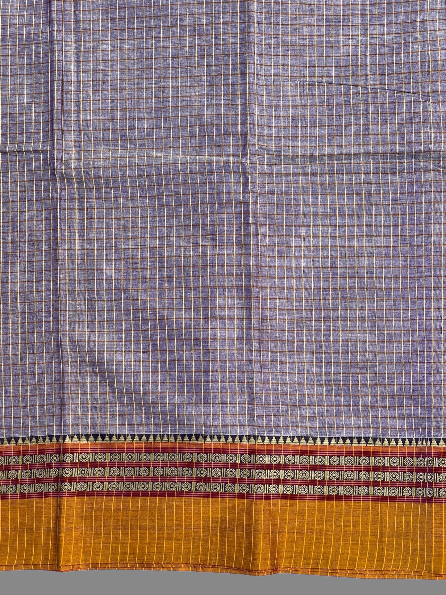 Narayanpet Light Violet Cotton Sarees CS182