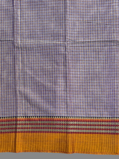 Narayanpet Light Violet Cotton Sarees CS182