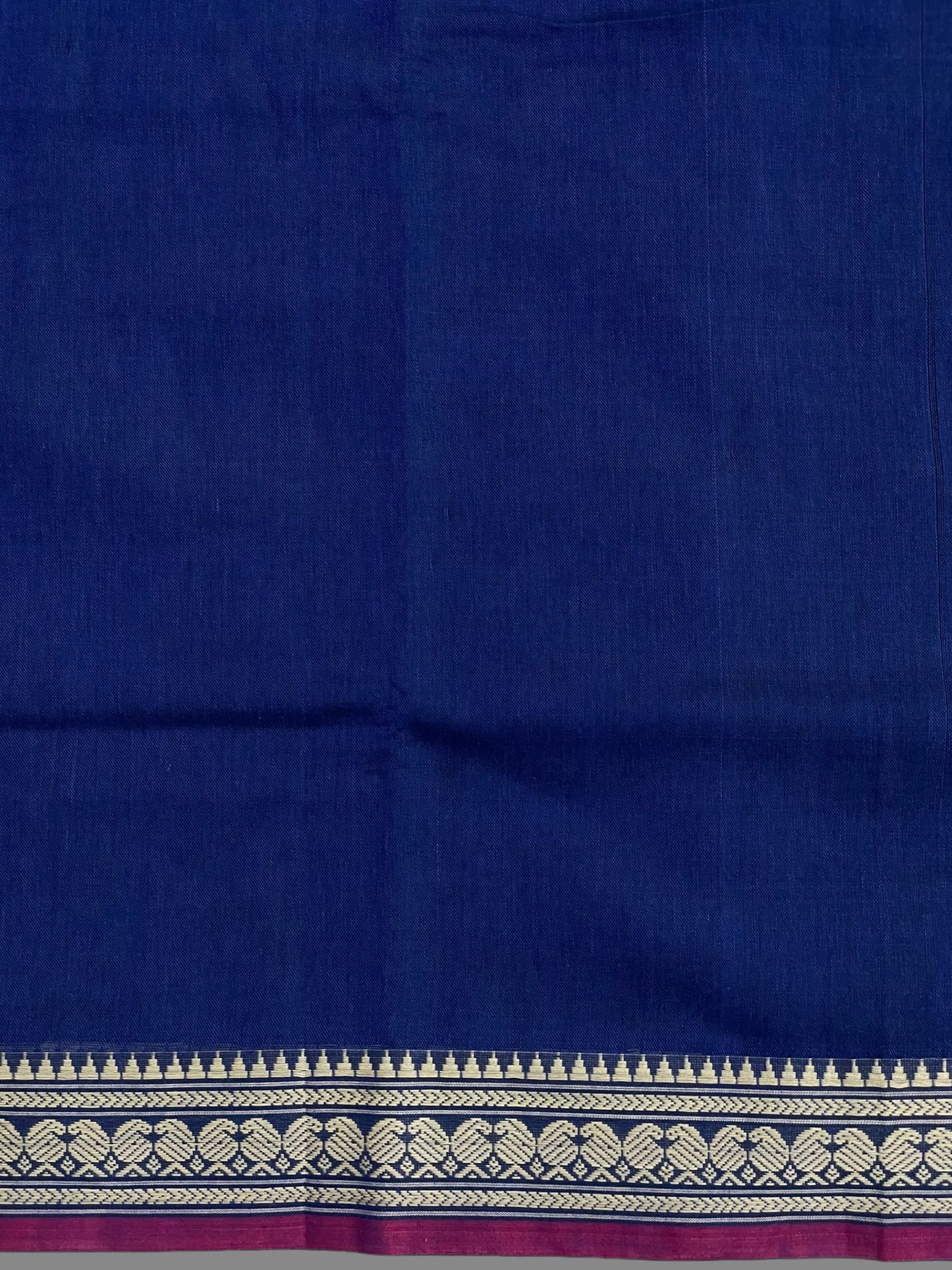 Narayanpet Blue Cotton Saree CS212