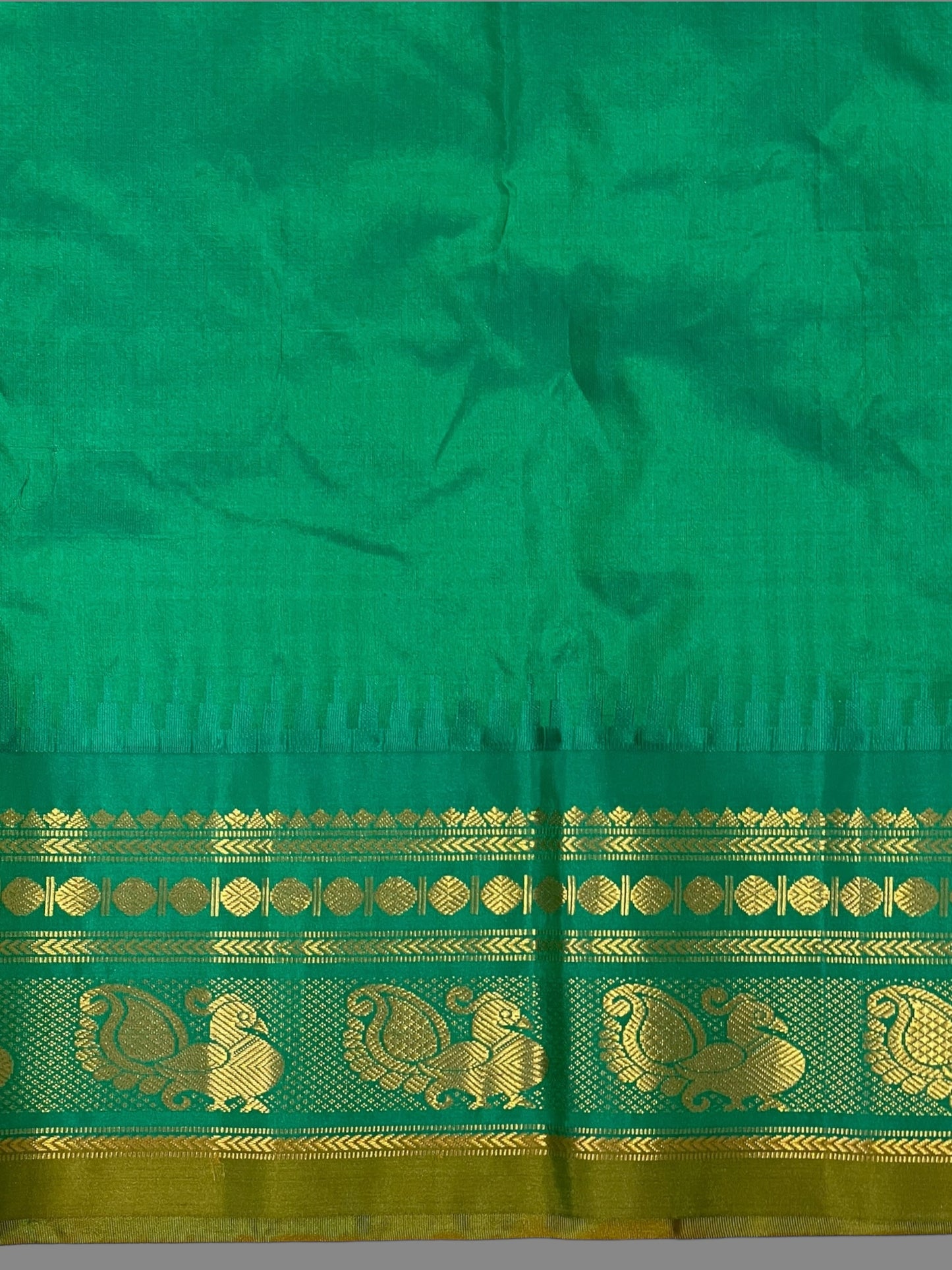 Mahalaxmi Border Light Lavender Pure Silk Saree