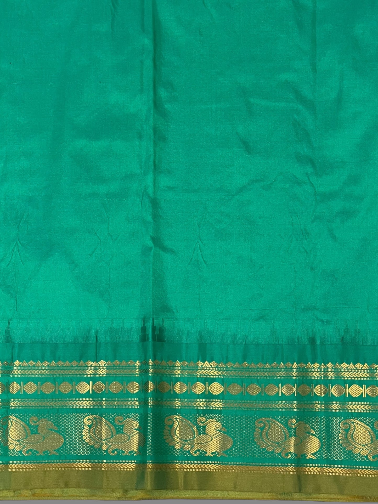 Mahalaxmi Border Corn Pure Silk Saree