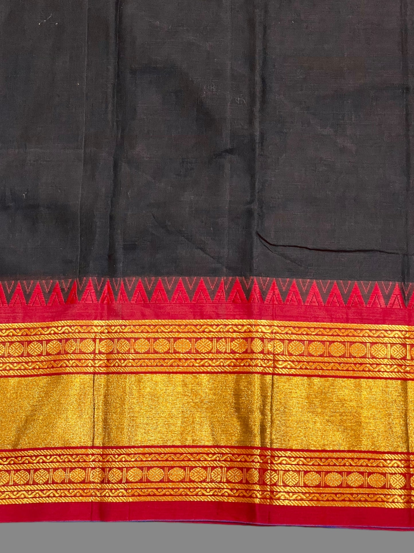 Narayanpet Black Cotton Saree CS214