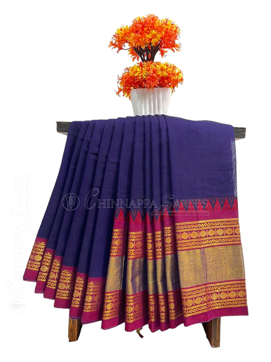 Narayanpet Magenta Cotton Saree CS221