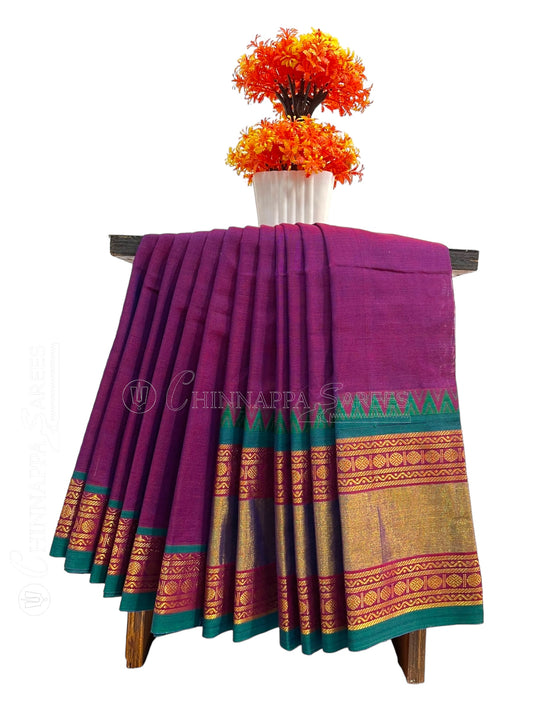 Narayanpet Magenta Cotton Saree CS220