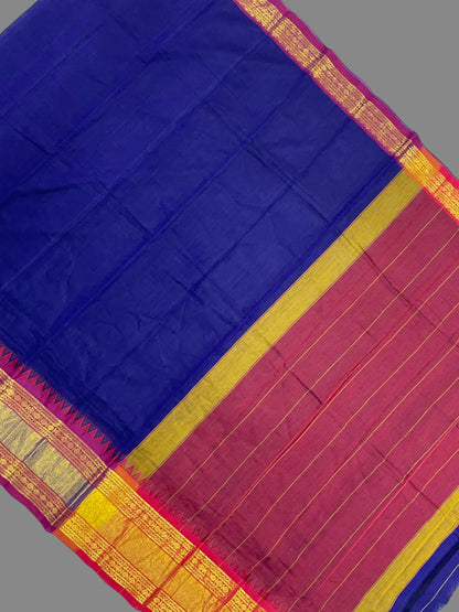 Narayanpet Magenta Cotton Saree CS221