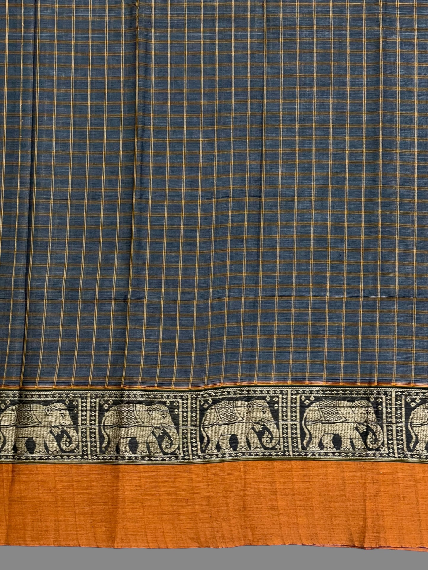 Narayanpet Grey Cotton Saree CS224