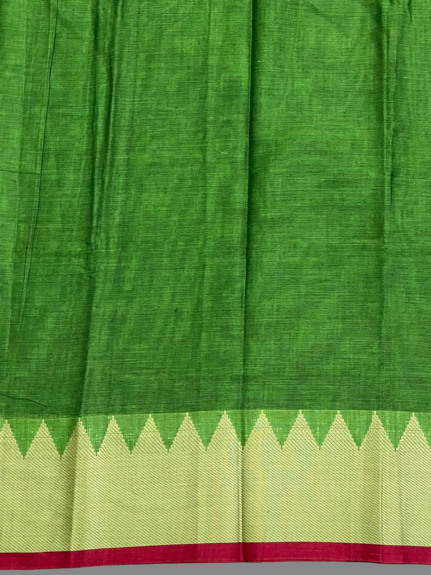 Narayanpet Green Cotton Saree CS233