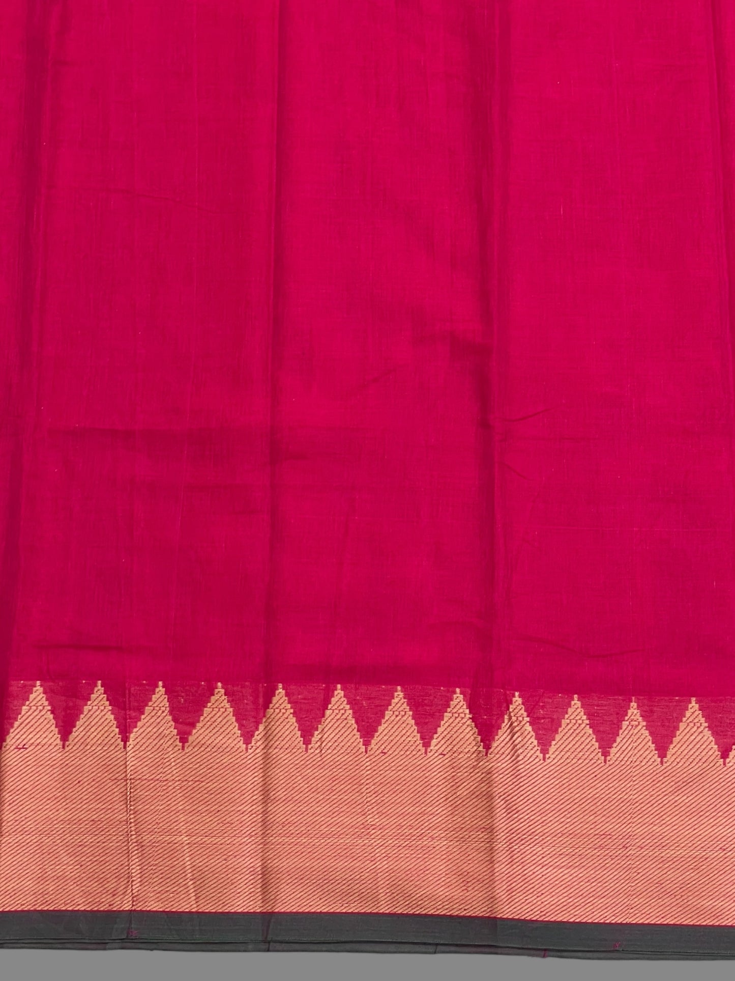 Narayanpet Tomato Pink  Cotton Saree CS235