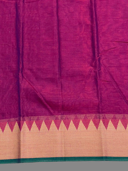 Narayanpet Magenta Cotton Saree CS234