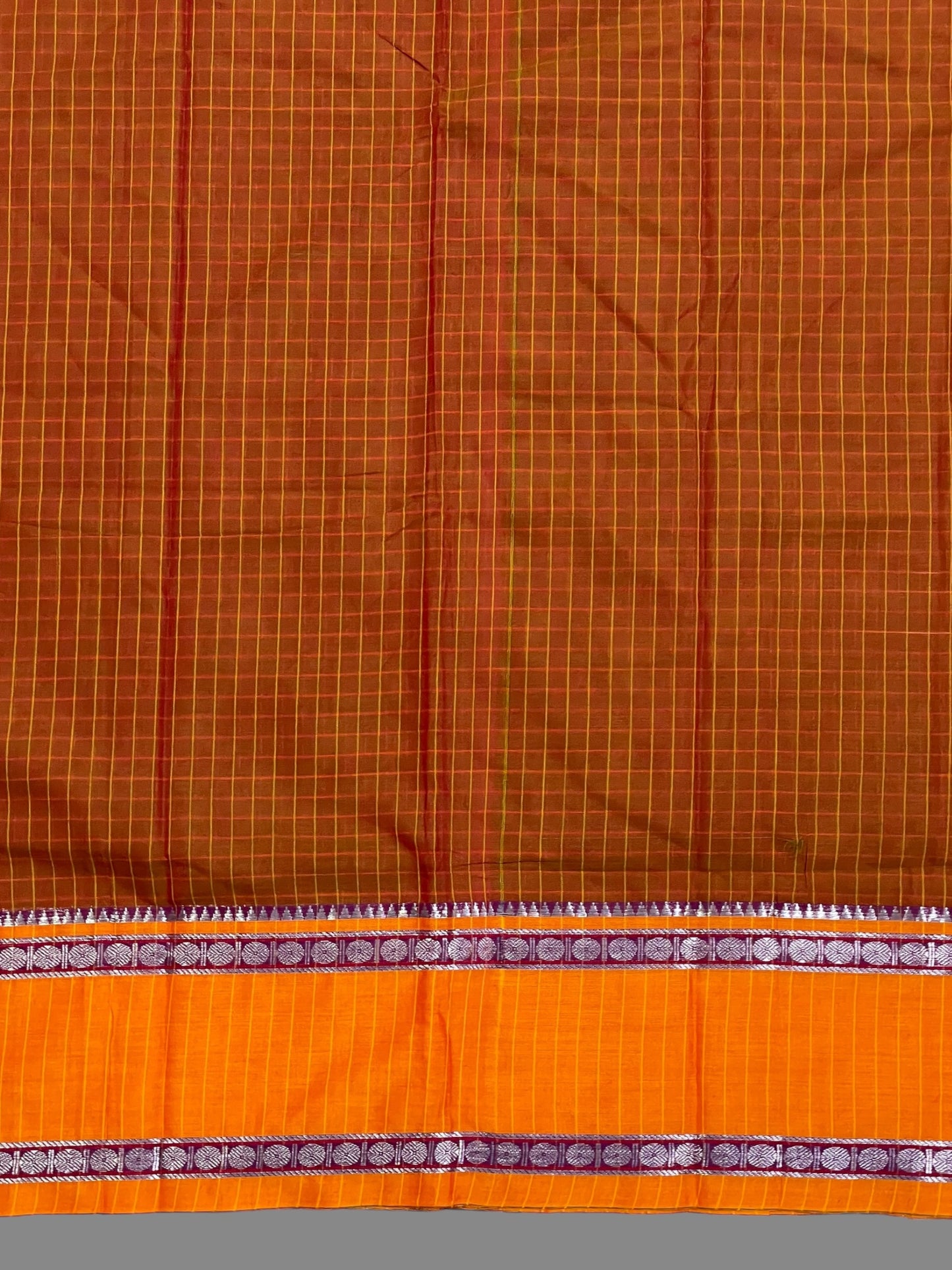 Narayanpet Russet Cotton Saree CS241