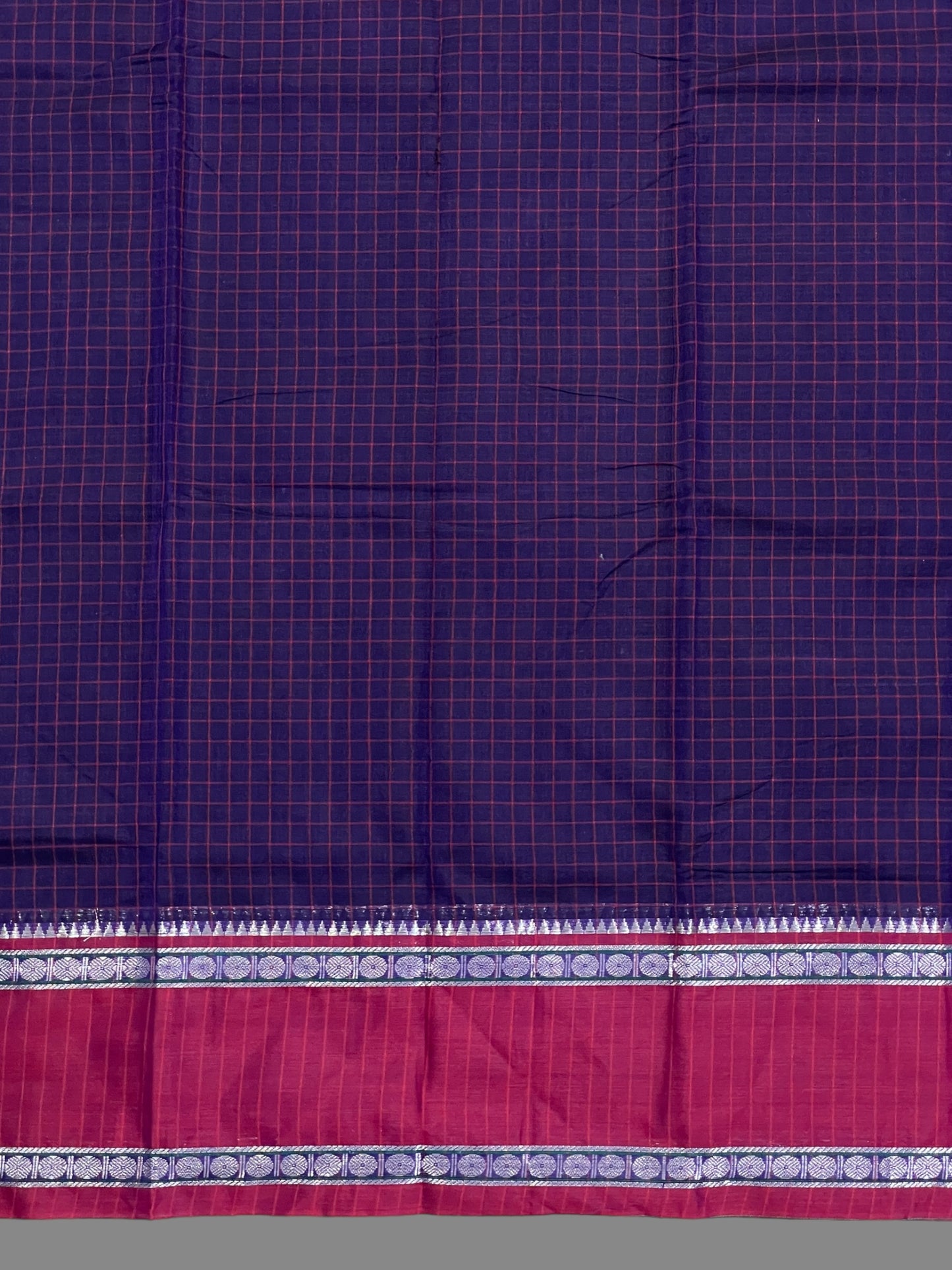 Narayanpet Purple Cotton Saree CS238