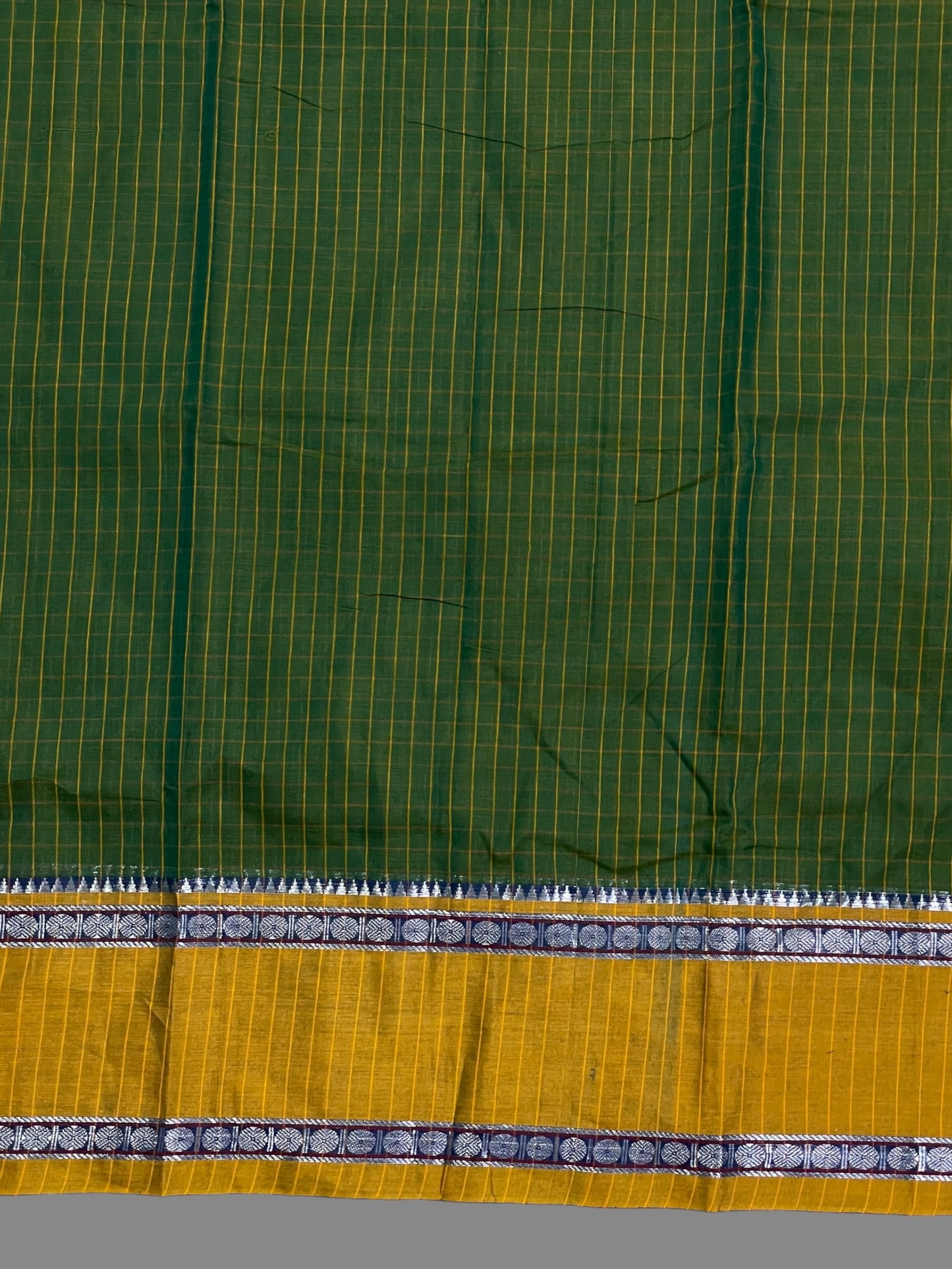 Narayanpet Green Cotton Saree CS242