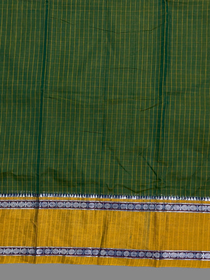 Narayanpet Green Cotton Saree CS242