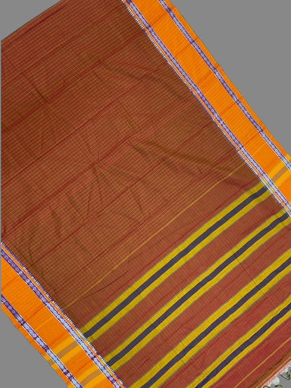 Narayanpet Russet Cotton Saree CS241