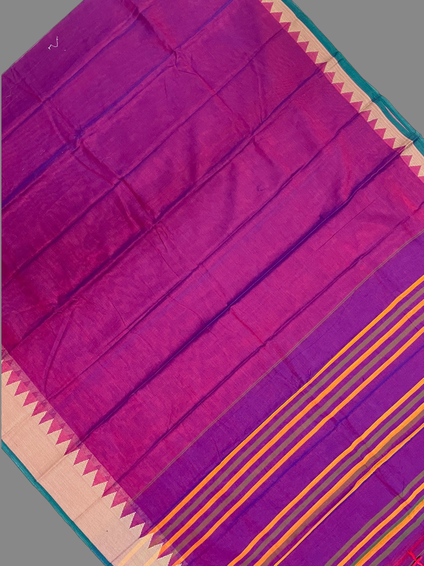 Narayanpet Magenta Cotton Saree CS234