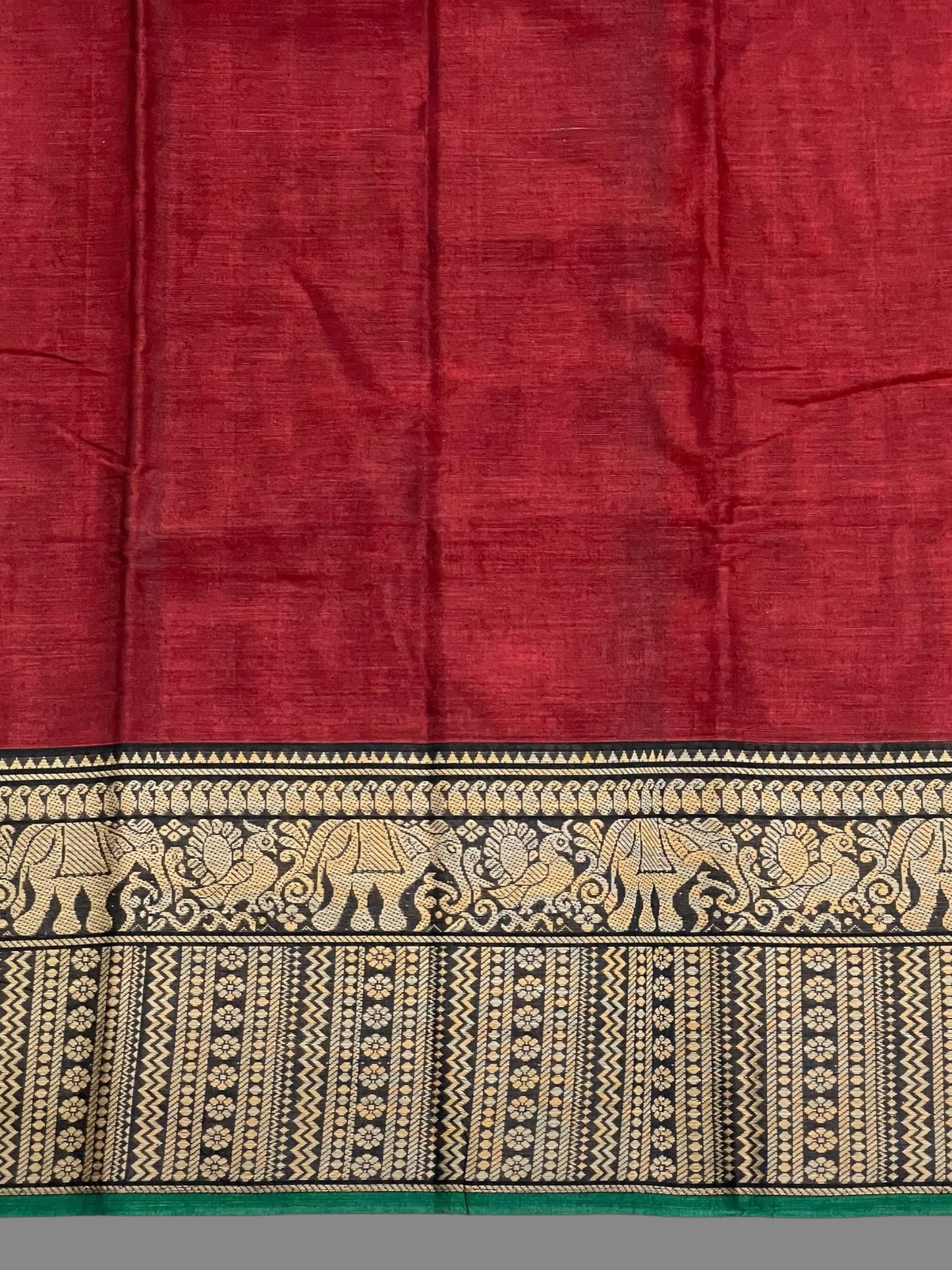 Narayanpet Brown Cotton Saree CS259