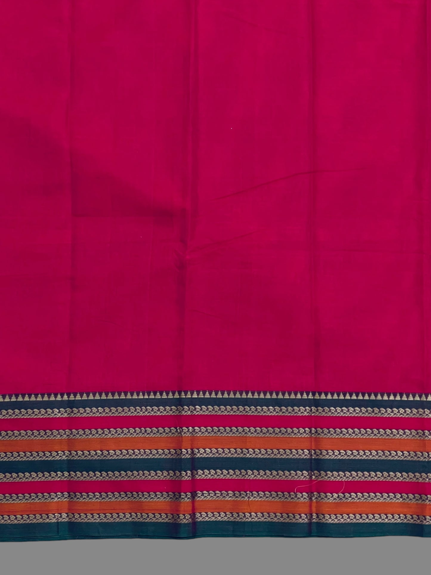 Narayanpet Pink Cotton Saree CS271