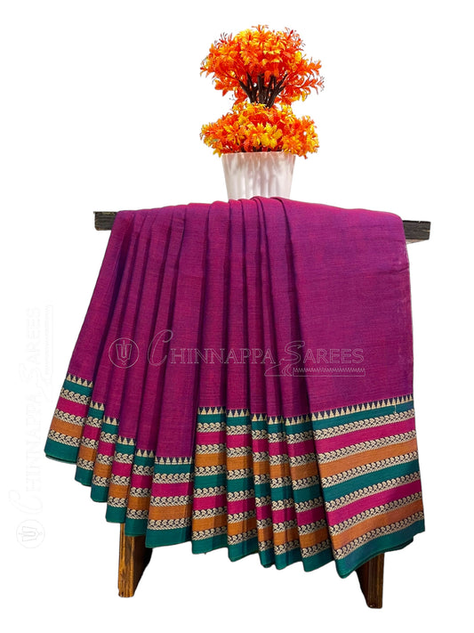 Narayanpet Magenta Cotton Saree CS269