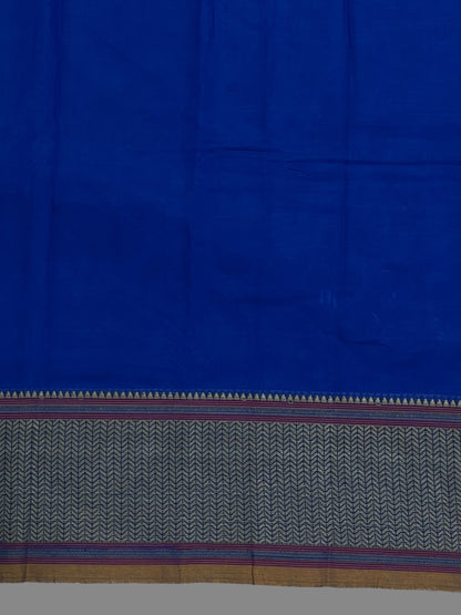 Narayanpet Royal Blue Cotton Saree CS272