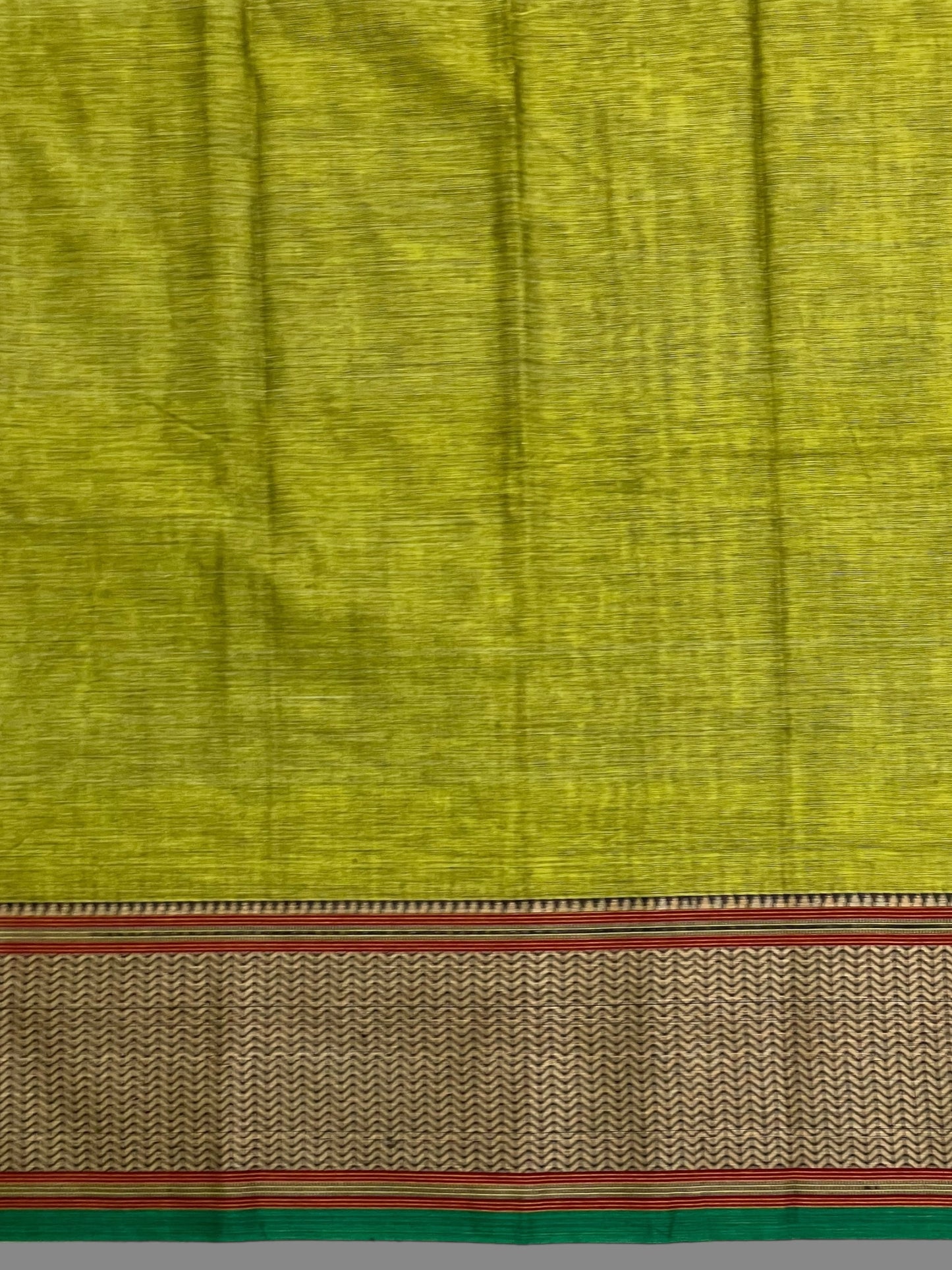 Narayanpet Mehndi Green Cotton Saree CS274