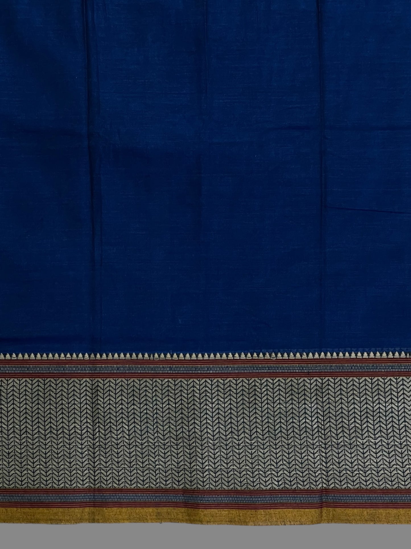 Narayanpet Navy Blue Cotton Saree CS276