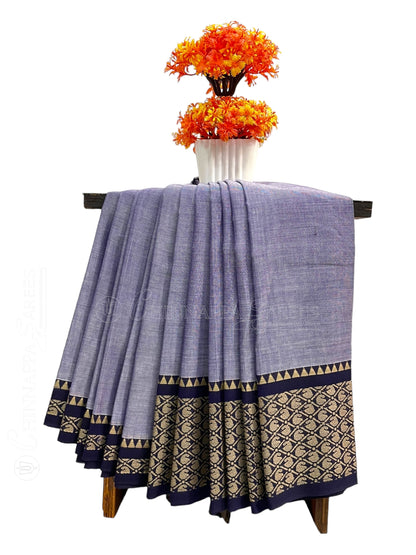 Narayanpet Lavender Cotton Saree CS279