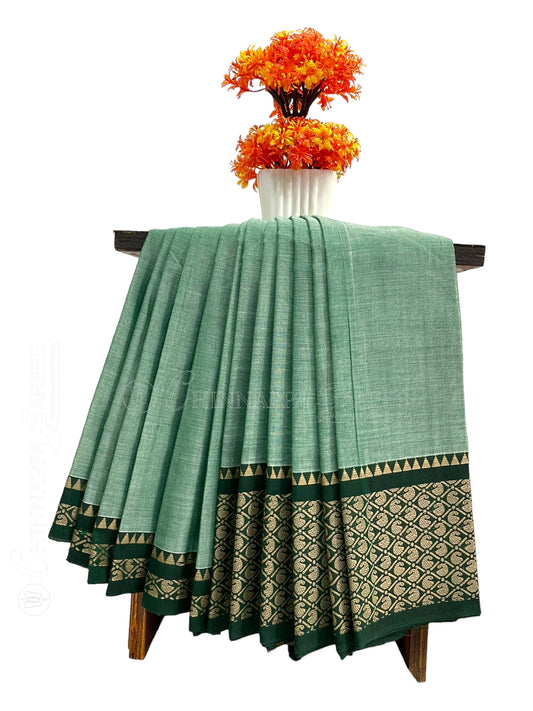 Narayanpet Pista Cotton Saree CS280