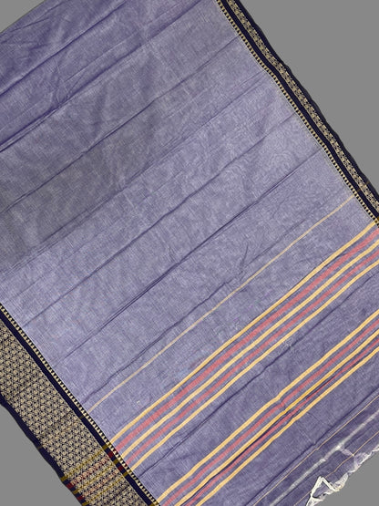 Narayanpet Lavender Cotton Saree CS279